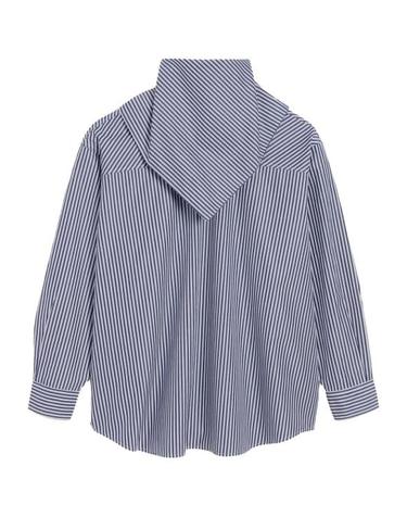 [해외직구] 25FW 아미 울 롱 슬리브 반다나 블라우스 UTP801D CO01334901 Clear Blue