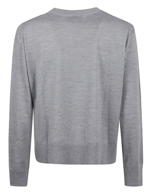 아미 [해외직구] 25FW 아미 스웨터 HKS834KN0066050 Grey 착용컷