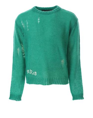 [해외직구] 23FW 앤더슨벨 스웨터 atb1038m green VERDE