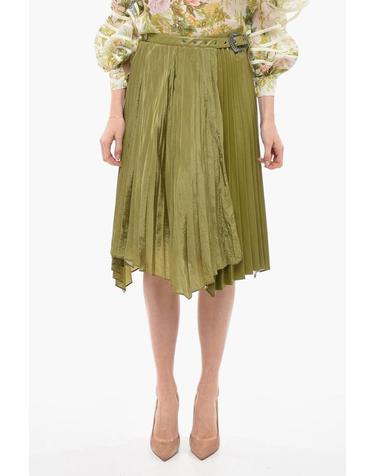 [해외직구] 앤더슨벨 미디 스커트 APA602WPL KHAKI Green