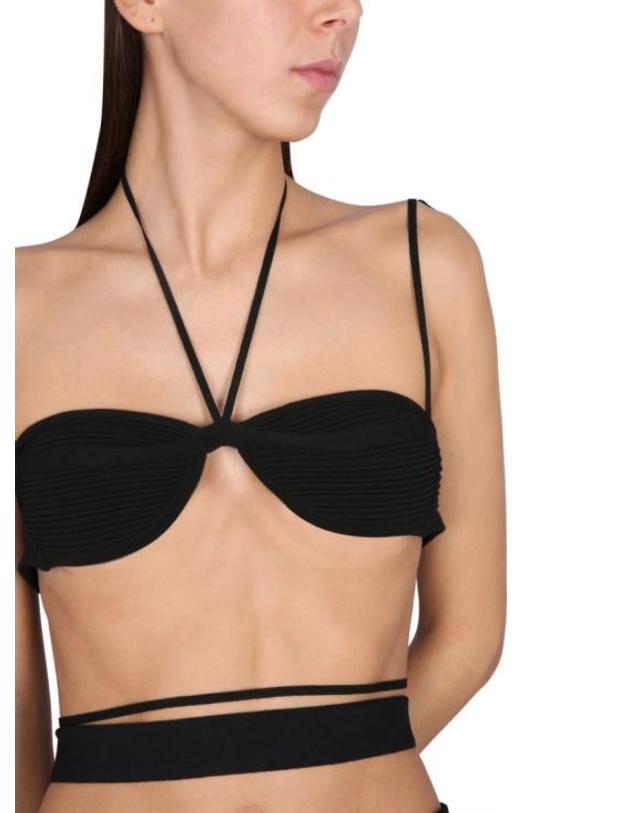 안드레아 아다모 [해외직구] 23SS 안드레아 아다모 민소매 티셔츠 ADPS23TO10947473 0473 Black 착용컷