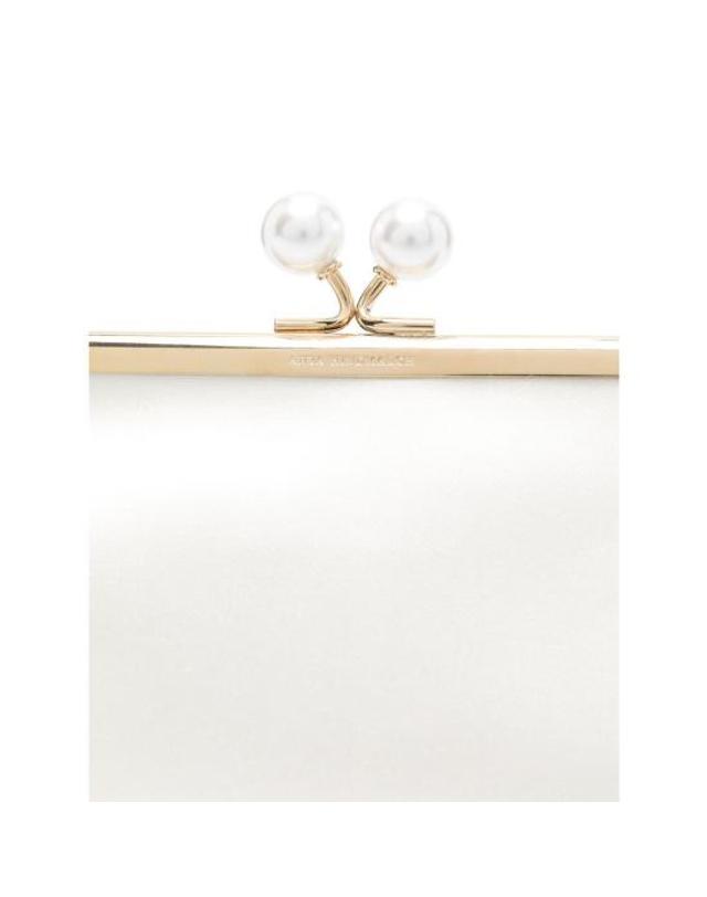 안야 힌드마치 [해외직구] 26FW 안야힌드마치 토트백 165181 SS220235 IVORY WHITE 착용컷