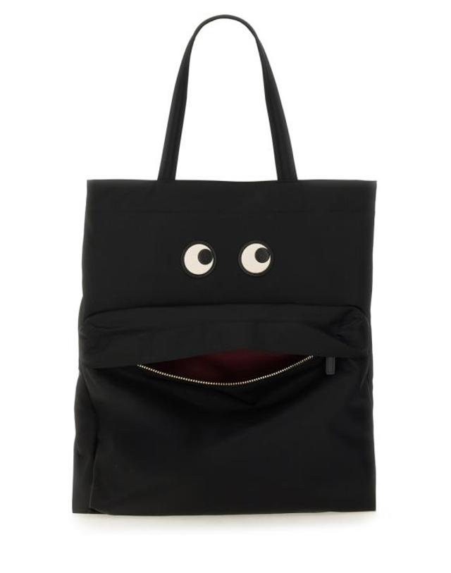 안야 힌드마치 [해외직구] 26FW 안야힌드마치 숄더백 193580 BLACK 착용컷