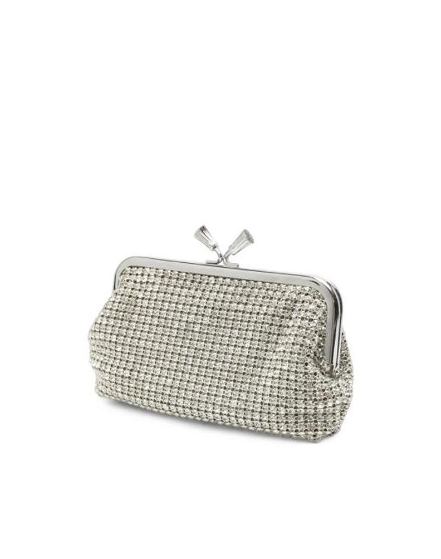 안야 힌드마치 [해외직구] 26FW 안야힌드마치 클러치 파우치 209175 AW260189 SILVE SILVER 착용컷