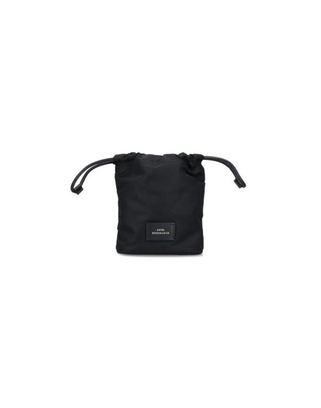 안야 힌드마치 [해외직구] 26FW 안야힌드마치 클러치 파우치 193566BLACK 착용컷