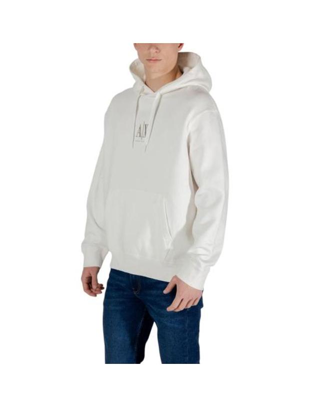 아르마니 [해외직구] 26SS 알마니 후드 티셔츠 AR15947300143RO WHITE 착용컷