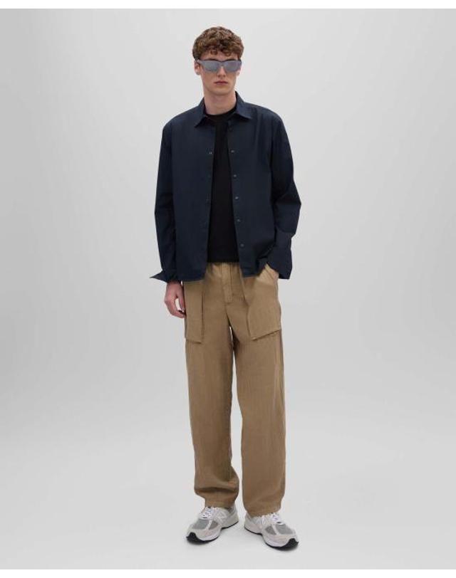아스페시 [해외직구] 25SS 아스페시 긴팔 셔츠 ACE17P0761098 NAVY 착용컷