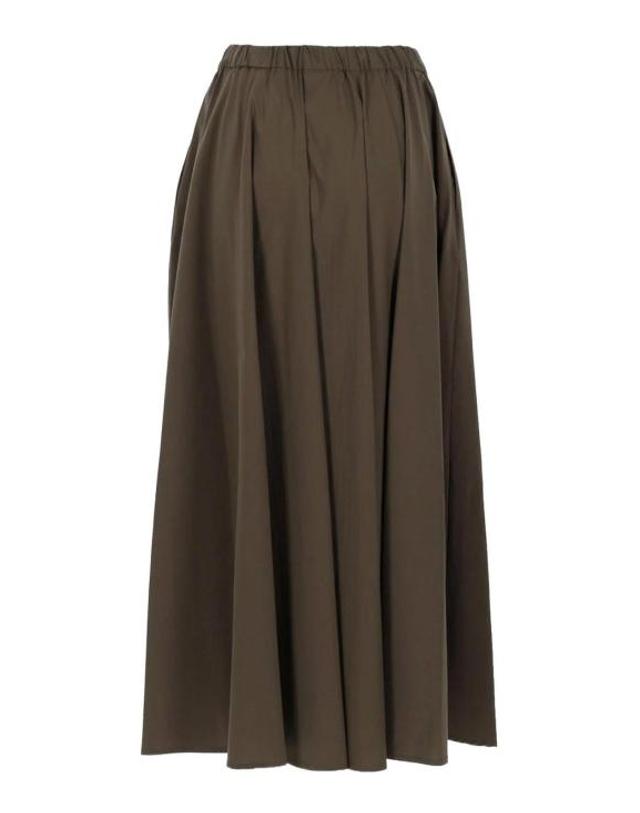 아스페시 [해외직구] 26SS 아스페시 롱 스커트 2289P07601237 Dark Green 착용컷