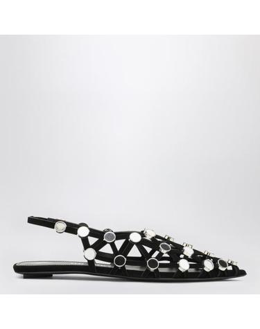 [해외직구] 25SS 디 아티코 뮬 슬리퍼 246WSH00801LBT007S Black
