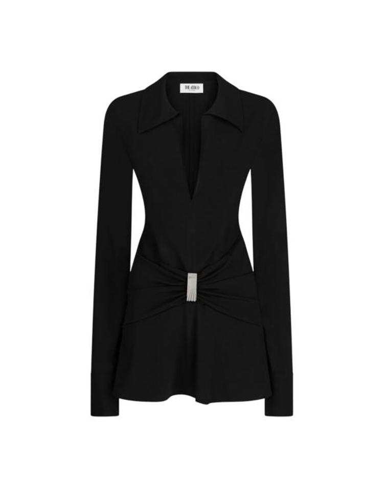 [해외] 25FW 디 아티코 숏 원피스 251WCA00449ACC001AA 100 BLACK E86SXX41902
