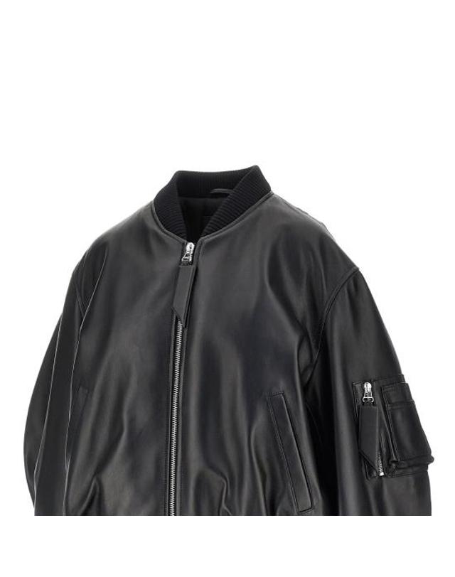 아티코 [해외직구] 26FW 디 아티코 가죽 자켓 261WCB00004LBT128AA Black 착용컷