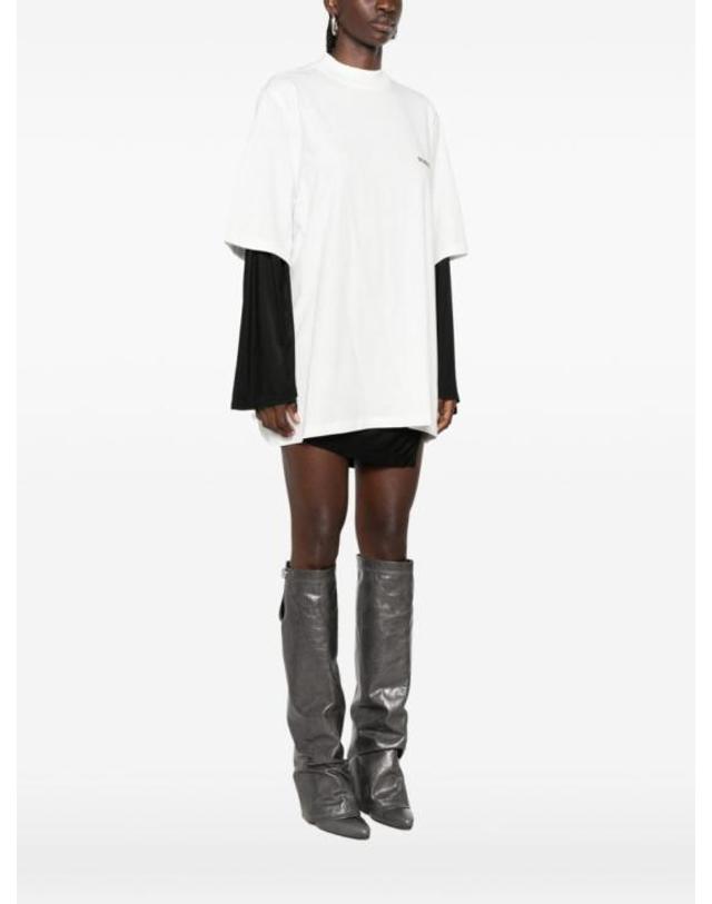 아티코 [해외직구] 26FW 디 아티코 반팔 티셔츠 261WCT00360JJJ025AA001 White 착용컷