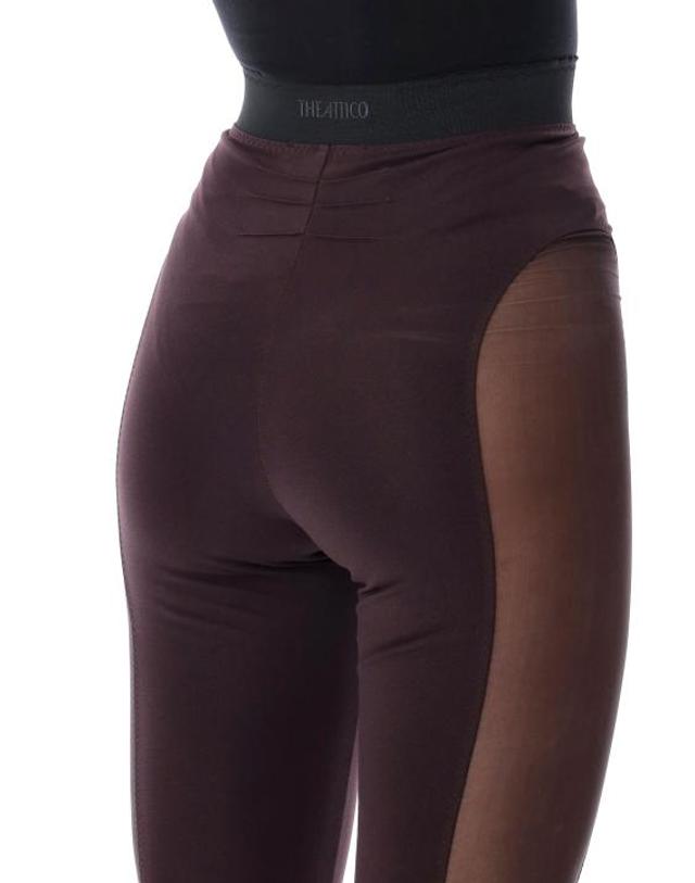 아티코 [해외직구] 26FW 디 아티코 레깅스 WCP00315MIX117AA 204 DARK BROWN 착용컷