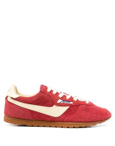 [해외직구] 25SS 오트리 윈드스핀 스웨이드 레더 스니커즈 WSLMUB15R SUEDE RED