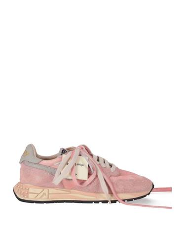 [해외직구] 26FW 오트리 릴윈드 나일론 스웨이드 스니커즈 WVLWTN 04 PINK