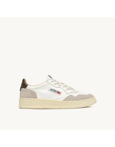 [해외직구] 26FW 오트리 메달리스트 로우 스니커즈 AULMLS 15 LEAT SUEDE WHT TEAK
