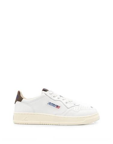 [해외직구] 26FW 오트리 메달리스트 로우 스니커즈 AULM HJ03 LEAT SUEDE COLLEGE WHITE CHOCOCHIP