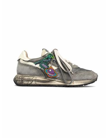 [해외직구] 26FW 오트리 릴윈드 나일론 스웨이드 스니커즈 WVLWYG 04 SUENYL CHARM BLACK WHT
