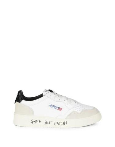 [해외직구] 26FW 오트리 메달리스트 로우 스니커즈 AULMMA04 WHT BLACK