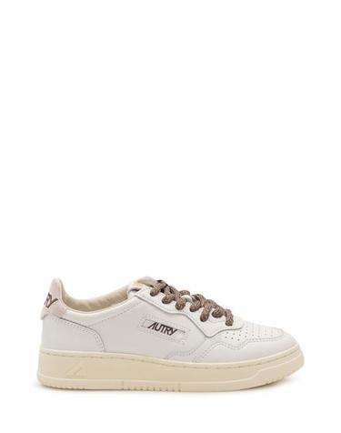 [해외직구] 26FW 오트리 메달리스트 로우 레더 스니커즈 AULW SW05 WHT CHOCOCHIP