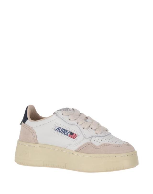 오트리 [해외직구] 26FW 주니어 오트리 스니커즈 KULKFS 06 SUEDE FOUR WHT SPACE 착용컷