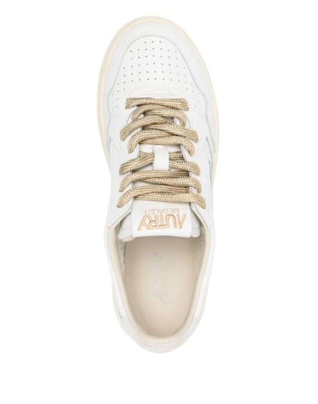 오트리 [해외직구] 26SS 오트리 메달리스트 로우 레더 스니커즈 AULWSW01 SW01 WHTWHT SW01 WHT WHT 착용컷