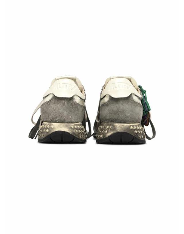 오트리 [해외직구] 26FW 오트리 릴윈드 나일론 스웨이드 스니커즈 WVLWYG 04 SUENYL CHARM BLACK WHT 착용컷