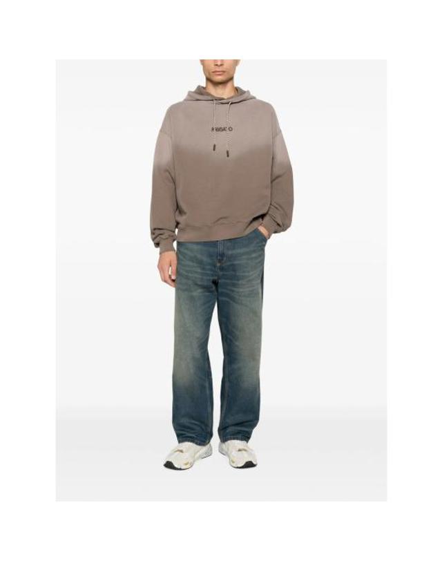 악셀아리가토 [해외직구] 26FW 악셀 아리가토 후드 티셔츠 A4224002 GENS COFFE BROWN 착용컷