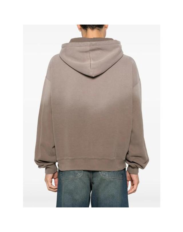 악셀아리가토 [해외직구] 26FW 악셀 아리가토 후드 티셔츠 A4224002 GENS COFFE BROWN 착용컷