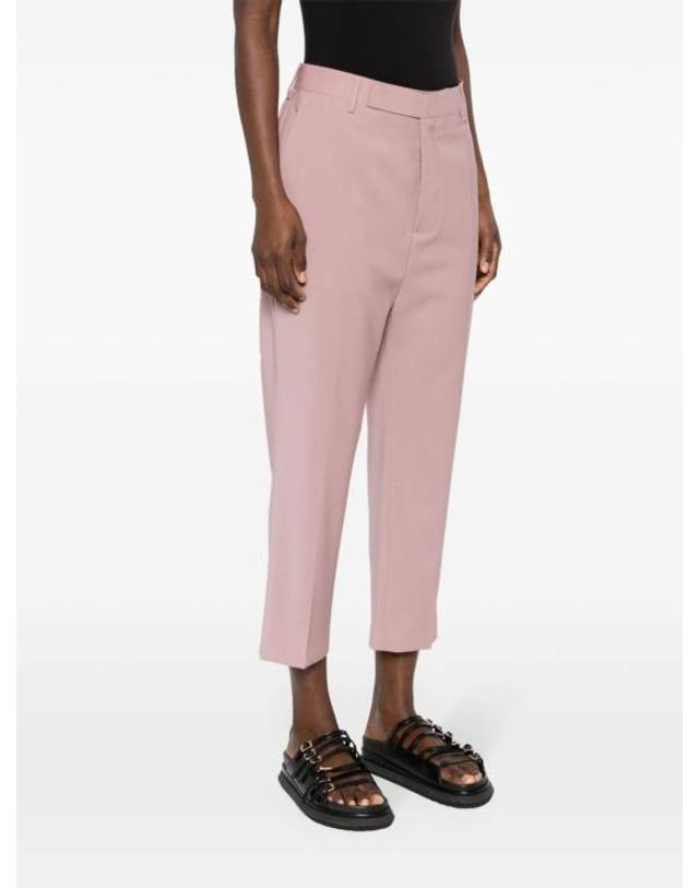 릭오웬스 [해외직구] 24SS 릭 오웬스 스트레이트 팬츠 RP01D2305WL DUSTY PINK 착용컷