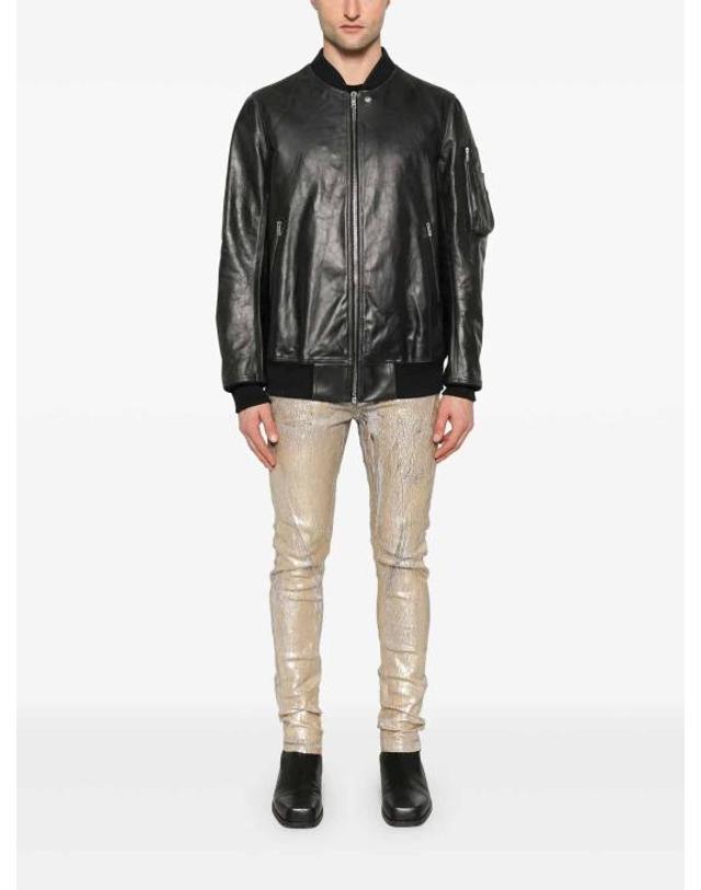 릭오웬스 [해외직구] 25SS 릭 오웬스 가죽 자켓 RU01E5778LTP09 Black 착용컷