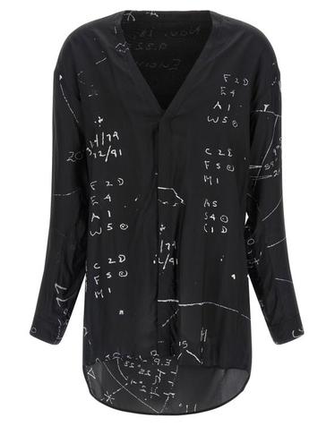 [해외직구] 릭 오웬스 셔츠 LDRU01F2295KP109 BLACK