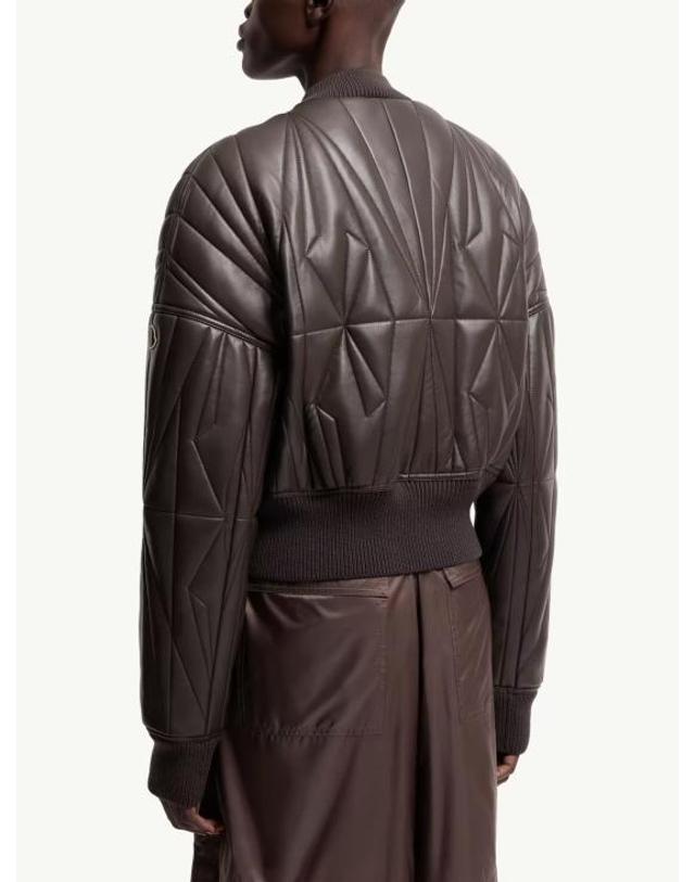 릭오웬스 [해외직구] 26SS 릭오웬스 몽클레어 봄버 자켓 MU01F1A11 M8116828 Brown 착용컷