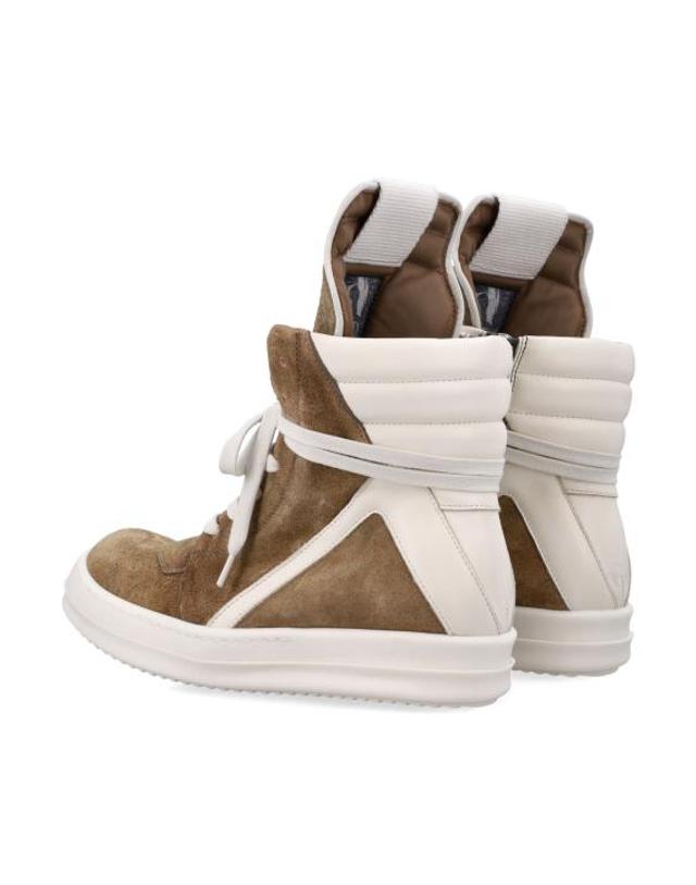 릭오웬스 [해외직구] 26SS 릭 오웬스 탬플 지오바스켓 하이 스니커즈 RP01F6894LCSUCO10411 BROWN 착용컷