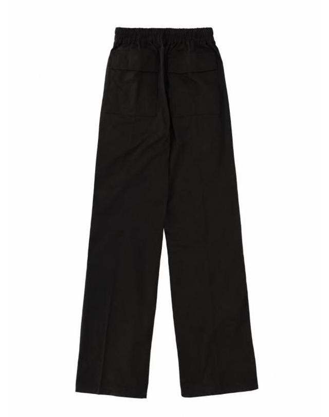 릭오웬스 [해외직구] 26SS 릭 오웬스 스트레이트 팬츠 RP01F6325P 09 BLACK 착용컷