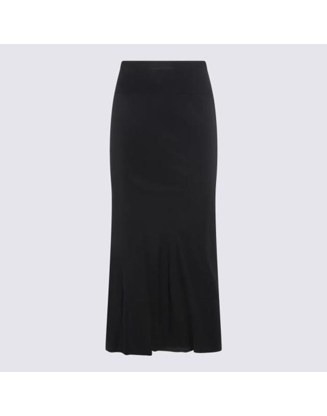 릭오웬스 [해외직구] 26SS 릭 오웬스 롱 스커트 RP01F6334 CC09 BLACK 착용컷