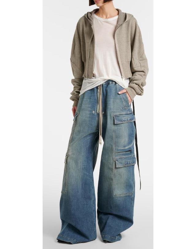 릭오웬스 [해외직구] 26SS 릭 오웬스 데님 팬츠 DS01F4324SDWB 06 WASHED INDIGO 착용컷