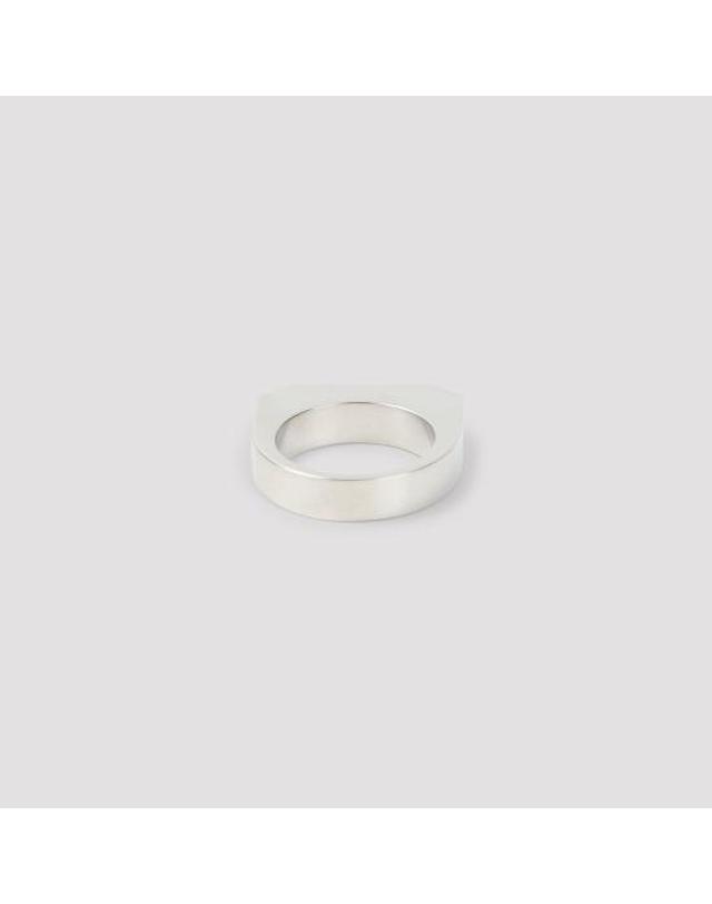 릭오웬스 [해외직구] 26FW 릭 오웬스 반지 RJ0000130MMTES2 128 METALLIC 착용컷