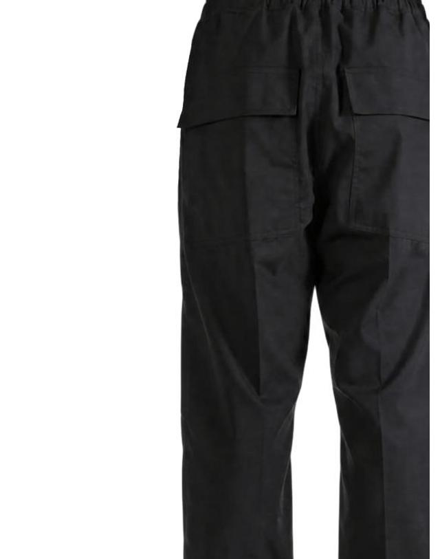릭오웬스 [해외직구] 26FW 릭 오웬스 스트레이트 팬츠 RU02F4390 ZL09 BLACK 착용컷