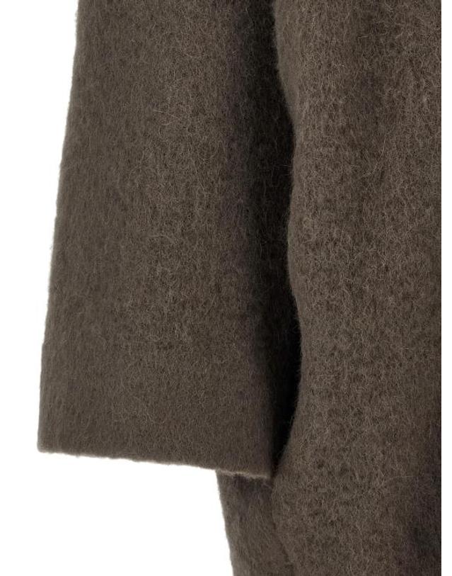 릭오웬스 [해외직구] 26FW 릭 오웬스 코트 RI344791BM GREY 착용컷