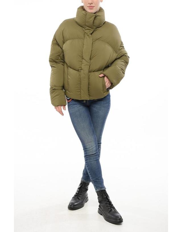 바콘 [해외직구] 베이컨 숏패딩 BACPIGIA434 CARGO Military Green 착용컷