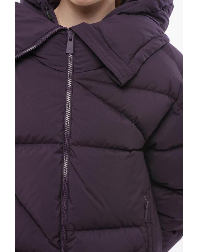 바콘 [해외직구] 베이컨 숏패딩 BACPIGIA438 PURPLE Violet 착용컷