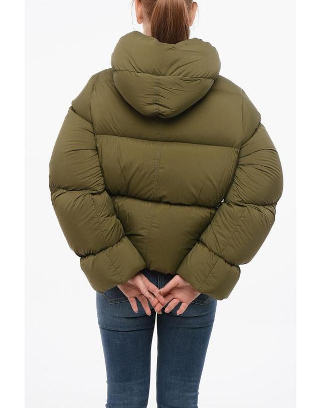 바콘 [해외직구] 베이컨 숏패딩 BACPIGIU386 OLIVE Military Green 착용컷
