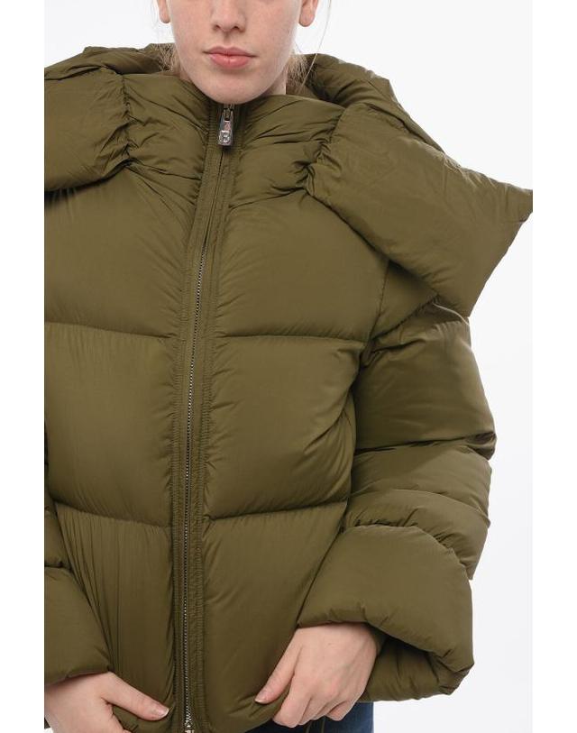바콘 [해외직구] 베이컨 숏패딩 BACPIGIU386 OLIVE Military Green 착용컷