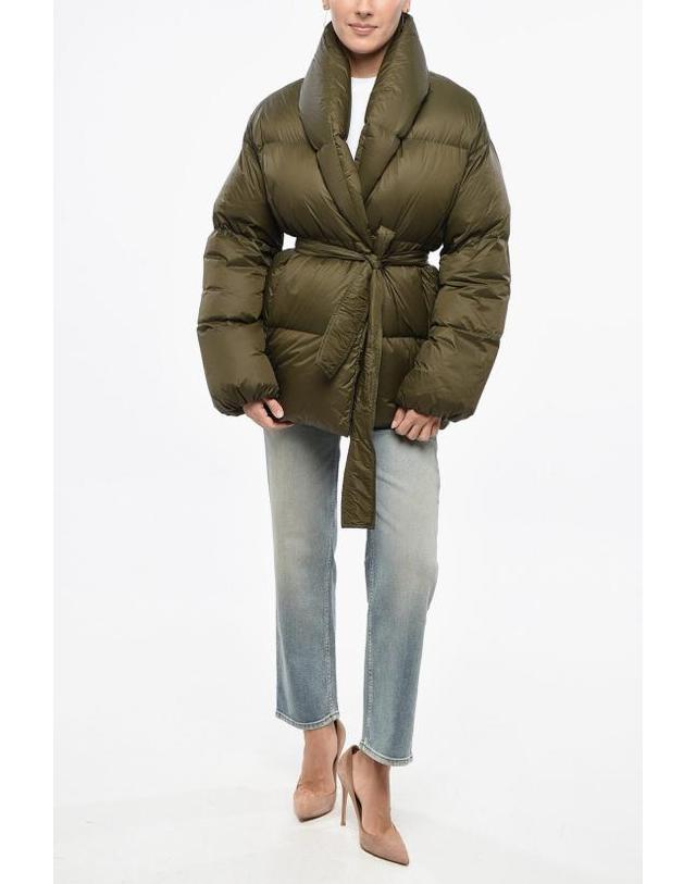 바콘 [해외직구] 베이컨 패딩 BACPIGIA557 DADA78 OLIVE Military Green 착용컷