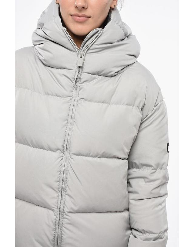 바콘 [해외직구] 베이컨 숏패딩 BACPIGIA556 CLOUD LIGHT GREY Gray 착용컷