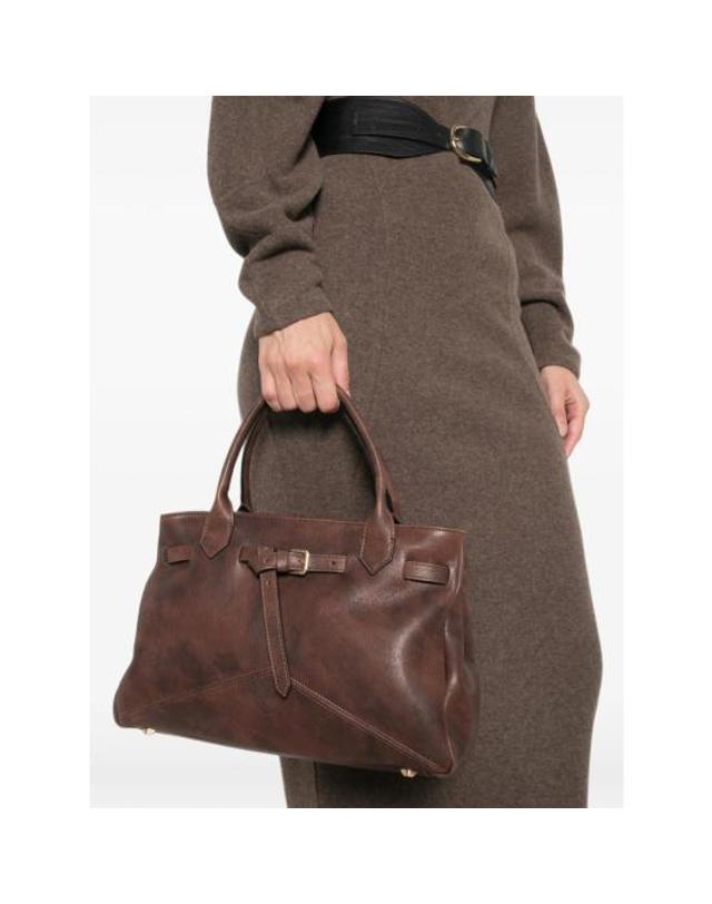 발란타인 [해외직구] 26FW 발렌타인 토트백 BLB998 ULE02 14677 BROWN 착용컷