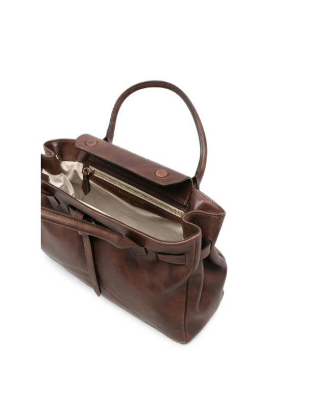 발란타인 [해외직구] 26FW 발렌타인 토트백 BLB998 ULE02 14677 BROWN 착용컷