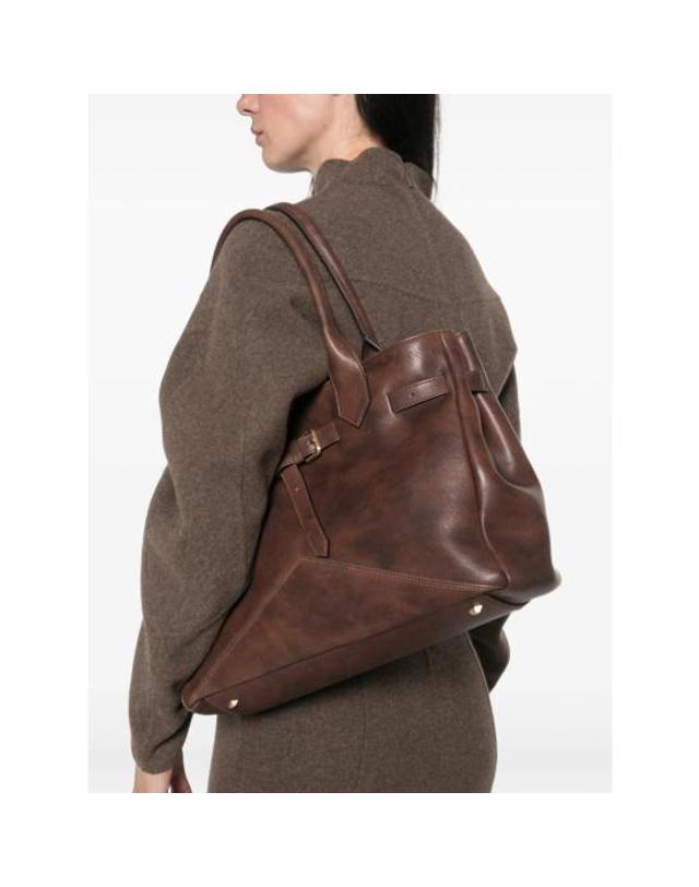 발란타인 [해외직구] 26FW 발렌타인 토트백 BLB993 ULE02 14677 BROWN 착용컷