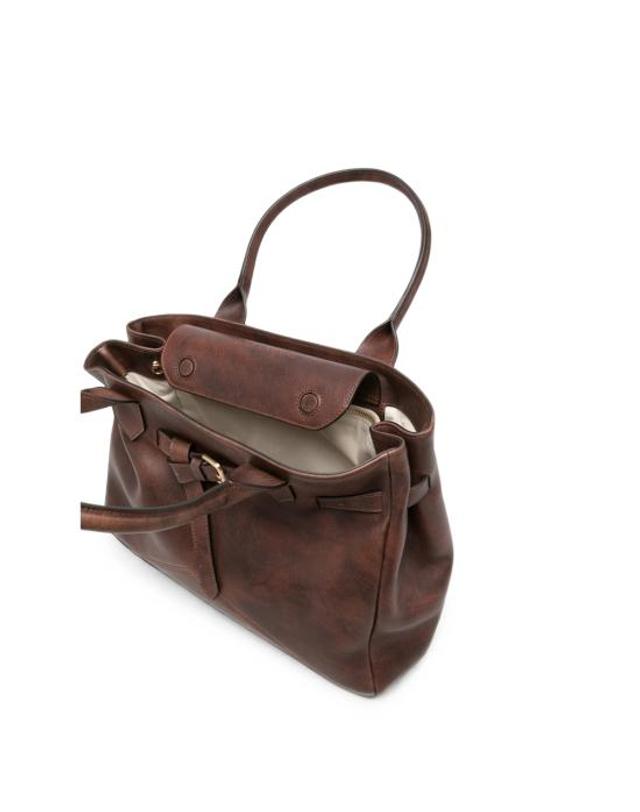 발란타인 [해외직구] 26FW 발렌타인 토트백 BLB993 ULE02 14677 BROWN 착용컷